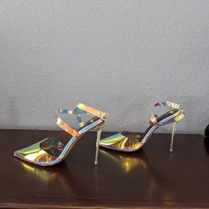 Public Desire Holographic Heels